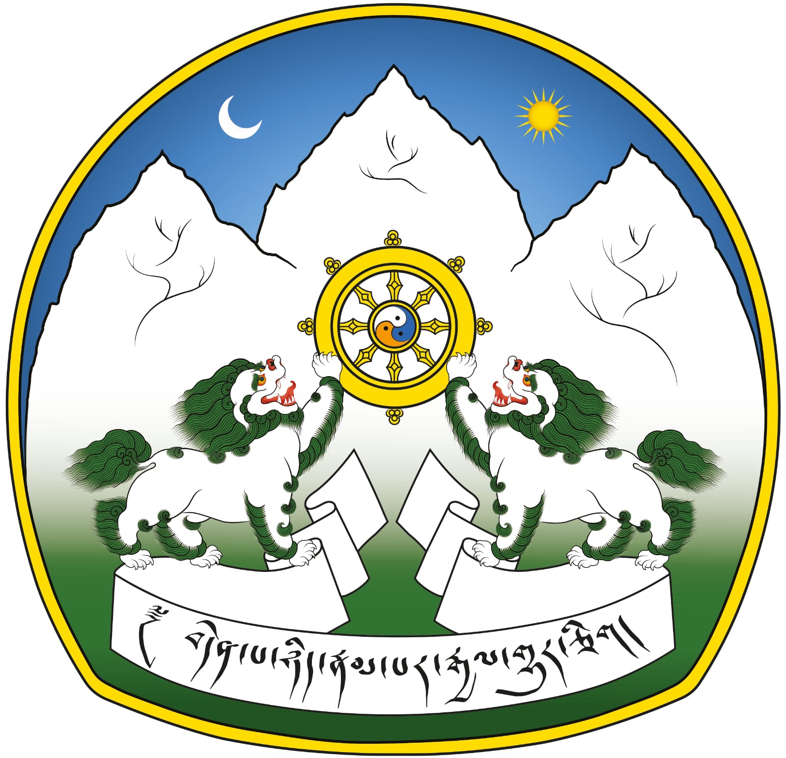Emblema da Tibet House Brasil