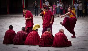 Monks-Debate-over-Buddhist-Scriptures