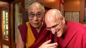 Dr. Barry Kerzin com o Dalai Lama