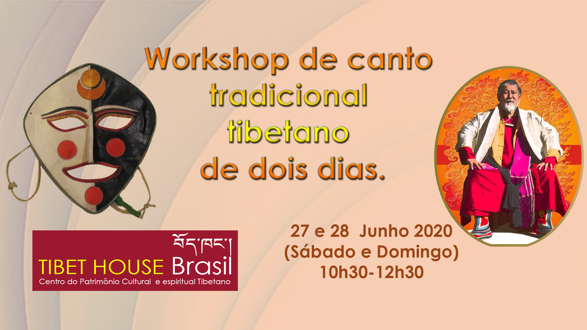 Workshop de canto tradicional tibetano de dois dias.